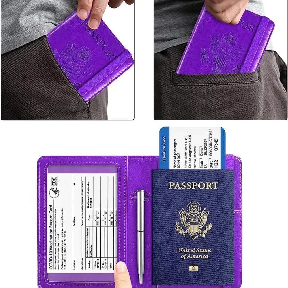Leather Passport Cover - Picture 4 of 5